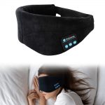 SYPVRY Blackout Sleep Eye Mask Wireless Bluetooth Headphones for Sleeping,  Meditation Travel Music Eye Mask Headband Headphones
