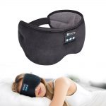 SYPVRY Blackout Sleep Eye Mask Bluetooth Wireless Headphones Headband for Women Men, Breathable Cotton Sleep Mask Adjustable