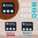 SYPVRY Kids Sleep Headphones Bluetooth Headband Wireless Warm headband for Study Sleep Sport Cute Bear Headband