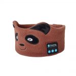 SYPVRY Kids Sleep Headphones Bluetooth Headband Wireless Warm headband for Study Sleep Sport Cute Bear Headband