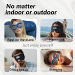 SYPVRY Sleep Headphones Cooling Sleep Mask Bluetooth, Cold Eye Mask for Sleeping Relieve Eye Stress, Wireless Bluetooth Sleeping Mask for Home/Travel/Office