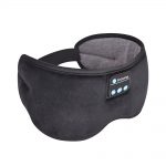 SYPVRY Blackout Sleep Eye Mask Bluetooth Wireless Headphones Headband for Women Men, Breathable Cotton Sleep Mask Adjustable