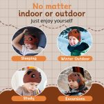 SYPVRY Kids Sleep Headphones Bluetooth Headband Wireless Warm headband for Study Sleep Sport Cute Bear Headband