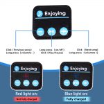 SYPVRY Bluetooth Headband Wireless Headphones Sports Headband with Speaker Microphones