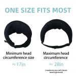 SYPVRY Blackout Sleep Eye Mask Wireless Bluetooth Headphones for Sleeping,  Meditation Travel Music Eye Mask Headband Headphones