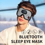 SYPVRY Heated Eye Mask Dry Eyes with Bluetooth Headphones, Eye Mask Heat with Temperature & Timer Control USB Electric Eye Mask Wireless