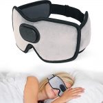 SYPVRY Cooling Sleep Eye Mask Bluetooth Wireless Sleep Headphones Bluetooth Eye Mask for Sleeping, Grey