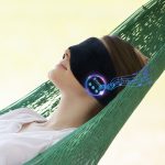 SYPVRY Blackout Sleep Eye Mask Wireless Bluetooth Headphones for Sleeping,  Meditation Travel Music Eye Mask Headband Headphones