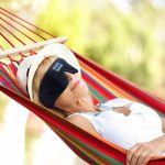 SYPVRY Wireless Sleeping Headphones Bluetooth Sleep Mask 3D Side Sleepers Blackout Eye Mask Speakers for Sleeping Airplane Travel