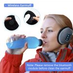 SYPVRY Wireless Earmuffs Headphones Bluetooth Earphone, Winter Bluetooth Ear Muffs for Women Men Cold Weather Music Muff Ear Warmer, Grey