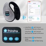 SYPVRY Wireless Earmuffs Headphones Bluetooth Earphone, Winter Bluetooth Ear Muffs for Women Men Cold Weather Music Muff Ear Warmer, Grey