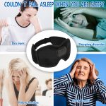 SYPVRY Sleep Mask with Bluetooth Headphones, Wireless Music Sleeping Headphones 3D Eye Mask for Sleeping Meditation
