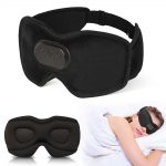 SYPVRY Sleep Mask with Bluetooth Headphones, Wireless Music Sleeping Headphones 3D Eye Mask for Sleeping Meditation