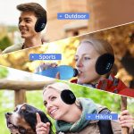 SYPVRY Wireless Earmuffs Headphones Bluetooth Earphone, Winter Bluetooth Ear Muffs for Women Men Cold Weather Music Muff Ear Warmer,Black