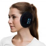 SYPVRY Wireless Earmuffs Headphones Bluetooth Earphone, Winter Bluetooth Ear Muffs for Women Men Cold Weather Music Muff Ear Warmer,Black