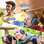 SYPVRY Wireless Earmuffs Headphones Bluetooth Earphone, Winter Bluetooth Ear Muffs for Women Men Cold Weather Music Muff Ear Warmer, Grey
