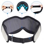 SYPVRY Cooling Sleep Eye Mask Bluetooth Wireless Sleep Headphones Bluetooth Eye Mask for Sleeping, Grey