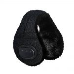 SYPVRY Bluetooth Earmuffs Winter Ear Warmer with Headphones, Warm Wireless Adjustable Music Ear Muffs, Black