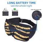 SYPVRY Sleep Mask with Bluetooth Headphones, Wireless Music Sleeping Headphones 3D Eye Mask for Sleeping Meditation, Yellow