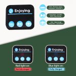 SYPVRY Bluetooth Headband Wireless Headphones, Breathable Sports Headband with Speaker Microphones, Blue