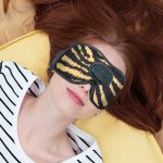 SYPVRY Sleep Mask with Bluetooth Headphones, Wireless Music Sleeping Headphones 3D Eye Mask for Sleeping Meditation, Yellow