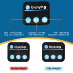 SYPVRY Bluetooth Headband Wireless Headphones, Breathable Sports Headband with Speaker Microphones, Grey