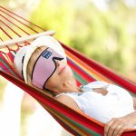 SYPVRY Wireless Sleeping Headphones Bluetooth Sleep Mask 3D Side Sleepers Blackout Eye Mask Speakers for Sleeping Airplane Travel, Pink