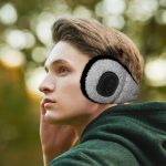 SYPVRY Bluetooth Earmuffs Winter Ear Warmer with Headphones, Warm Wireless Adjustable Music Ear Muffs, Grey