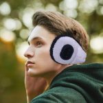 SYPVRY Bluetooth Earmuffs Winter Ear Warmer with Headphones, Warm Wireless Adjustable Music Ear Muffs, Purple