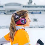 SYPVRY Wireless Headphones Bluetooth Earmuffs Winter Adjustable Ear Warmer with Microphones Women Men Warm Music Headband Ear Muffs Headphones, Red