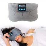 SYPVRY Bluetooth Sleeping Mask Blindfold Wireless Headphones for Sleeping, Breathable Headband Headphones Music Eye Mask, Grey