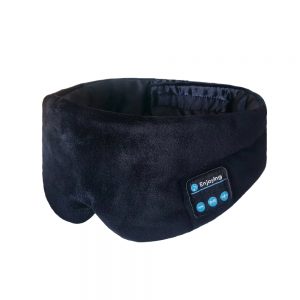SYPVRY Soft Sleep Eye Mask Bluetooth Wireless Headphones, Adjustable Music Eye Mask Silk for Sleeping Meditation Insomnia Travel