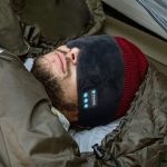 SYPVRY Soft Sleep Eye Mask Bluetooth Wireless Headphones, Adjustable Music Eye Mask Silk for Sleeping Meditation Insomnia Travel