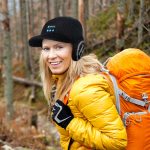 Winter Beanie Bluetooth with Visor Earflaps for Men Women Wireless Bluetooth Headphones Brim Knit Hat Fleece Lined Cold Weather Hat