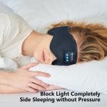 SYPVRY Bluetooth Sleep Mask Wireless Headset Bluetooth 5.3 Eye Mask Music Eye Cover Sleep Headphones for Travel Yoga Airplane Meditation & Relaxation