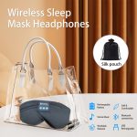 SYPVRY Bluetooth Sleep Mask Wireless Headset Bluetooth 5.3 Eye Mask Music Eye Cover Sleep Headphones for Travel Yoga Airplane Meditation & Relaxation